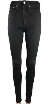 Rag & Bone Women's Black High Rise Ankle Stretch Casual Denim Skinny Jeans Sz 28 Photo 0