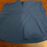 Womens FIGS royal blue rafaela oversized scrub top Photo 0