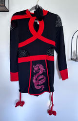 NWOT Spooktacular Creations Women's Sexy Ninja Halloween Costume Size Large Photo 0