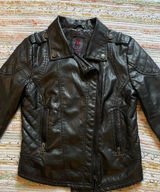 Doll House Leather Jacket. Size says M, fits like a small. Smoke free home. Photo 0