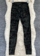 Lululemon Align Green Black Camouflage Leggings High Rise Activewear Gym Lounge Photo 0
