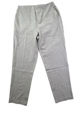 Halara Mid Rise Pocket Casual Tapered Pants Ankle Length‎ Light Gray Small Photo 0