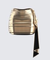 Finesse metallic gold skirt Photo 0