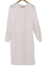 Wilfred Free Aritzia Sail Dress Swim Cover Womens 2XS White Organic Cotton Gauzy Photo 0