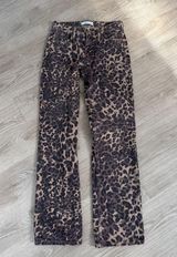 Abercrombie & Fitch Cheetah / Leopard Low Rise Baggy Jean Photo 0