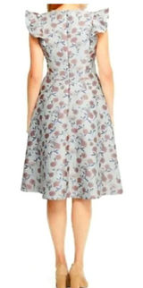Gal Meets Glam Lola Dancing Daisy Floral Jacquard Dress Photo 0