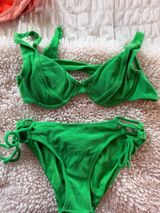 Green Terry cloth bikini Photo 0