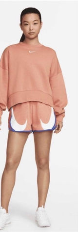 Nike Sportswear Modern Fleece French Terry Loose Shorts Circa 72 Size Small Photo 0