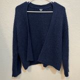 Aerie Blue Cropped Cardigan Photo 0
