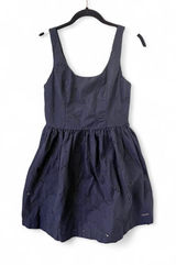 Abercrombie Navy Eyelet Dress Photo 0