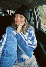 Free People Hit The Slopes Blue Jacket Photo 0
