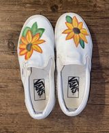 Vans White Slip On Photo 0