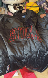 1996 Bulls Jacket Black Size L Photo 0