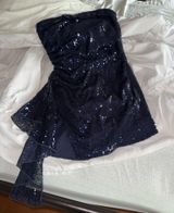 Lucy in the Sky Dress Mini Sequin Blue Photo 0
