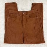 Indigo‎ Rising Rust Brown Corduroy High Rise Straight Leg Pants 9/29 Photo 0