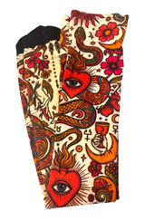 Neon Soul Studio Tarot Mystic Snake Thigh High Over the Knee Socks Sz OS NEW Photo 0