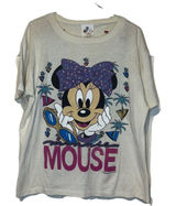 Walt Disney Women's Top Vintage Minnie Mouse‎ Print Boxy Fit Short Sleeve Small Photo 0