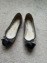 Black and Nude Ballet Flats Photo 0