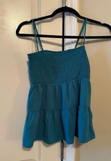 Blue Tiered Top Photo 0