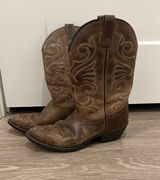 Laredo Cowboy Boots Women’s 8.5 Brown Leather Photo 0