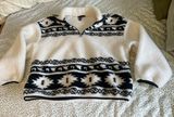 Black And White Quarter-Zip Pullover Fleece Photo 0