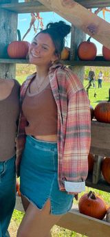 American Eagle Jean Skirt Photo 0