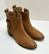 Vionic Women's Perry Sienna Waterproof Boots Toffee 7.5 Western Cowgirl Photo 0