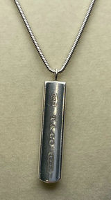 Tiffany & Co. 1837 Bar Pendant Necklace in 925 Sterling Silver - 18" - Preowned Photo 0