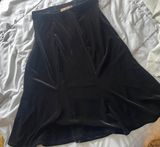 Vintage Velvet Black Skirt Photo 0