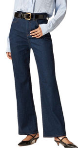 J. Crew Curvy Charley Kickout Cropped Jeans in Rinse Wash, size 33 Photo 0