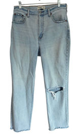 Abercrombie & Fitch Curve Love Ankle‎ Straight Ultra High Rise Jeans Light 29/8 Photo 0