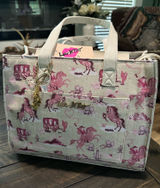 VIRAL Betsey Johnson pink horse rodeo western bag Photo 0