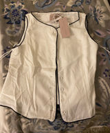 Linen Vest White Photo 0