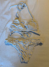 Aerie white Cheeky Bikini set Photo 0