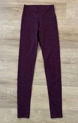 Aerie High Rise Burgundy Maroon Pocket Leggings Tights Photo 0