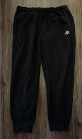 Nike Women’s Capri Sweatpants Black Cropped Drawstring Sz XL Photo 0