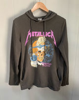 Divided by H&M Metallica Damaged Justice Graphic Hoodie Women's Size Large Photo 0