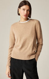 J-Crew Women’s 100% Cashmere classic-fit crewneck sweater Long sleeve Size Small Photo 0
