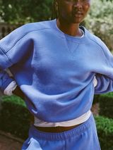 Aerie Cloud Fleece Classic Crewneck | Ice Blue Photo 0