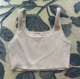 Aritzia Babaton Tank Sculpt Knit Crop Photo 0