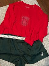 Victoria’s Secret long sleeve and shorts pajama set size XL Photo 0