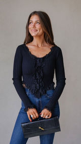 These Three Boutique Black Top Photo 0