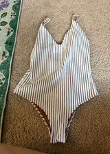 One piece swimwear Brown Size L Photo 0
