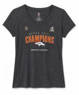Denver Broncos Super Bowl 50 Champions Shirt NFL Pro Line Women's V Neck Medium Photo 0