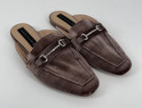 Steven By Steve Madden Royce Mule‎ Loafer Slides Velvet Brown Women's Size 8M Preppy Photo 0