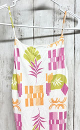 Le Lis Dress Women Size XS Tropical Print Adjustable Spaghetti Strap Maxi NWT Photo 0