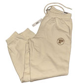 PINK Victoria’s Secret Sports Club Joggers Cream Fleece Sweatpants Photo 0