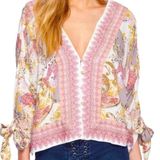 Free People Catch Me If You Can Bohemian Style‎ Top Size Xs Photo 0