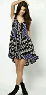 Free People New‎ Multi-Color 100% Cotton Lining Womens Size S Dress *** Photo 0