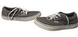 Vans Era Gray Canvas Sneakers Youth 7 Women's 8.5 Classic Skate Shoes Photo 0